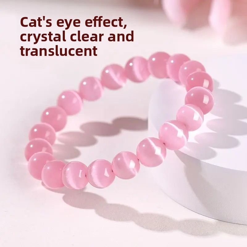 Pink Cat's Eye Stone Good Luck - огляд і ціна Luxury Lifestyle Goods