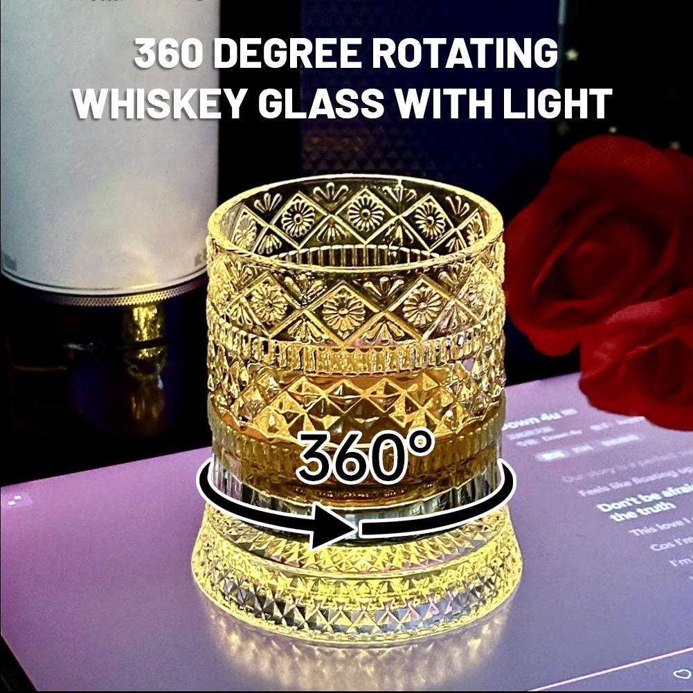 Rotating Whiskey Glass Creativ - огляд і ціна Crystal Wine Glass