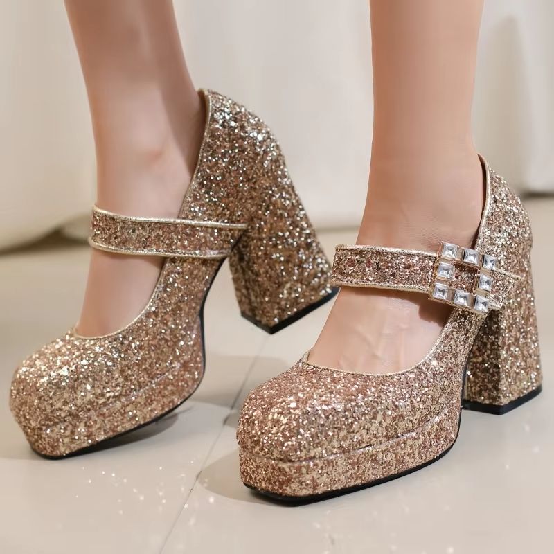 Women's Block High Heels Mary  - огляд і ціна Luxury Lifestyle