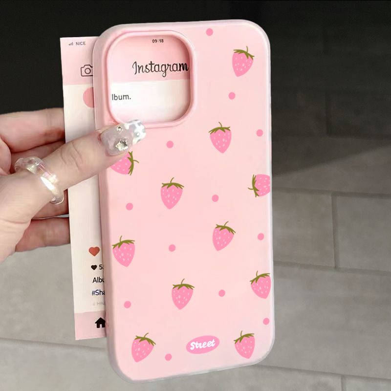 Sweet Pink Strawberry Pattern  - огляд і ціна Xiaomi Redmi Note 13