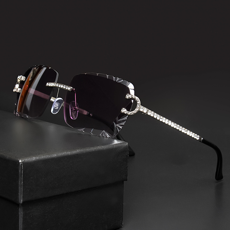 Fashion Rimless Square Sunglas - огляд і ціна Luxury Zone