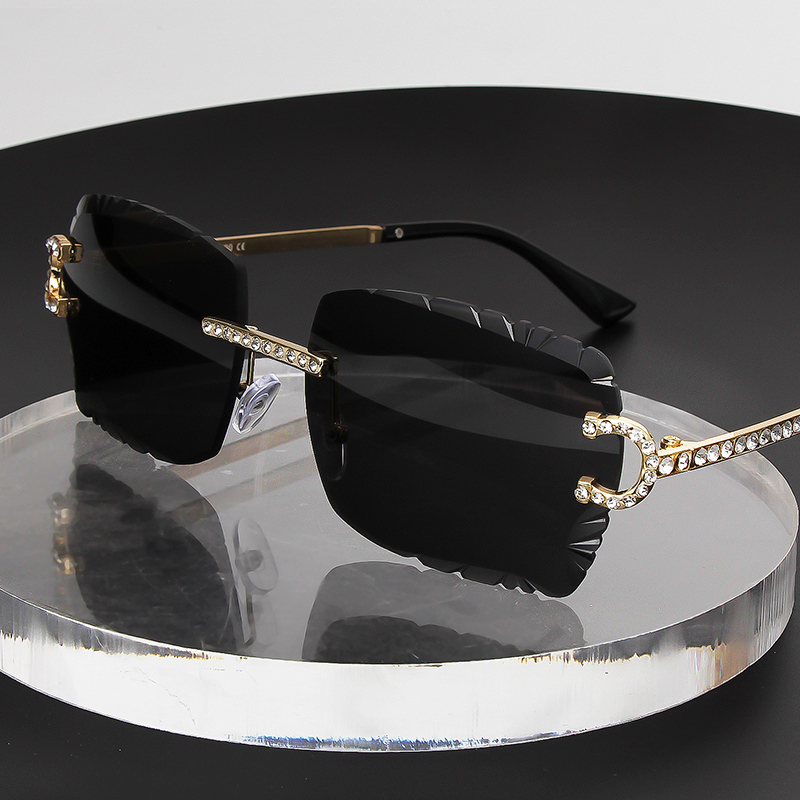 Fashion Rimless Square Sunglas - огляд і ціна Luxury Zone