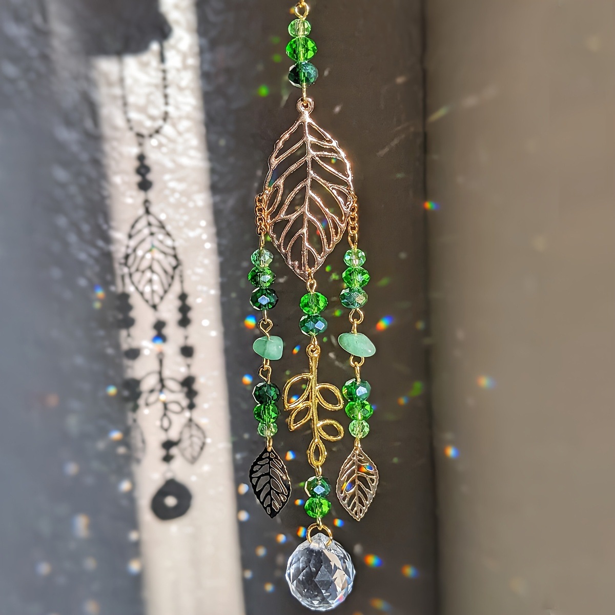 Green Crystal Suncatcher Hangi - огляд і ціна Crystal Ball Decor