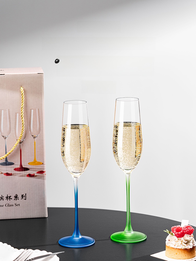 2026 New Champagne Glass Set H - огляд і ціна Crystal Wine Glass