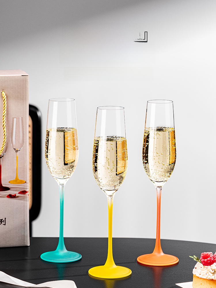 2026 New Champagne Glass Set H - огляд і ціна Crystal Wine Glass